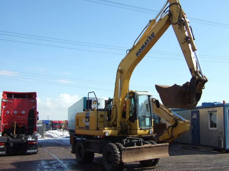 Колесный экскаватор Komatsu PW160  Санкт-Петербург