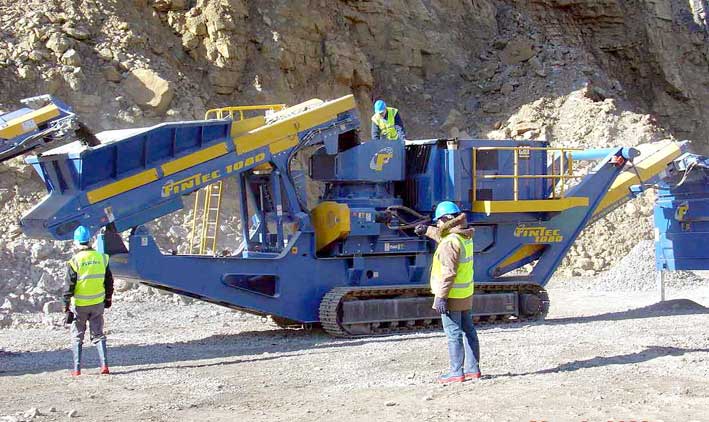 Fintec 1080 конусная дробилка  Екатеринбург