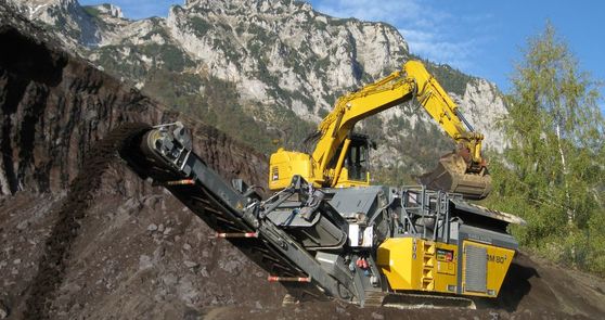 Мобильная роторная дробилка Rubble Master RM 80  Екатеринбург