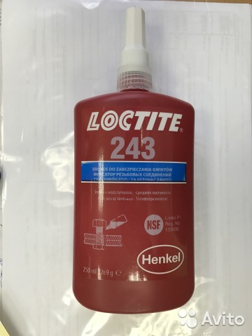 Резьбовой фиксатор Loctite 243 (250 ml) Henkel  Екатеринбург
