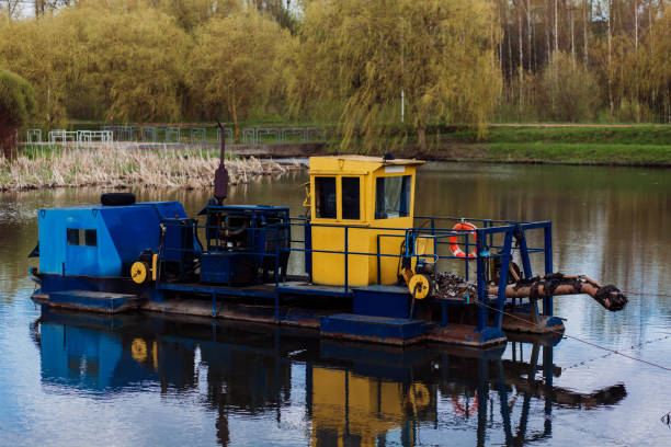 Работа земснаряда  Краснодарский край